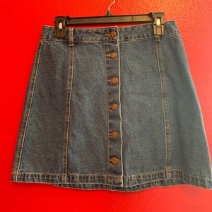 Denim skirt